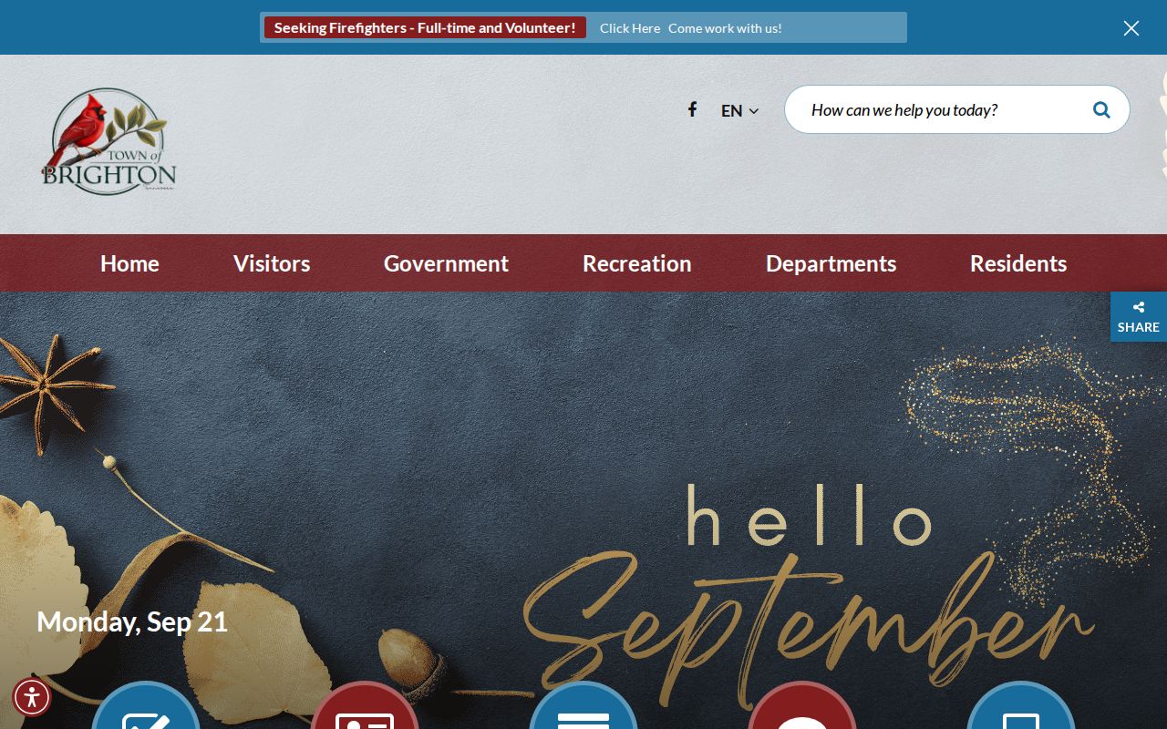 Brighton warrant records: official Town Hall and Police Department navigation